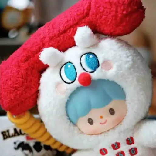 

Zzoton Time Machine Series Plush Toy Collectible Blind Box Soft Vinyl Stuffed Figure Trendy Gift for Girls Happy Childhood Theme