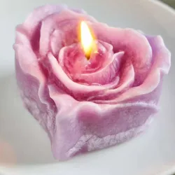 Rose Heart Soap Mold for Soap Making  Soap Silicone Molds for DIY Handmade Candle Soap Making Chocolate Cake Decoration Mold