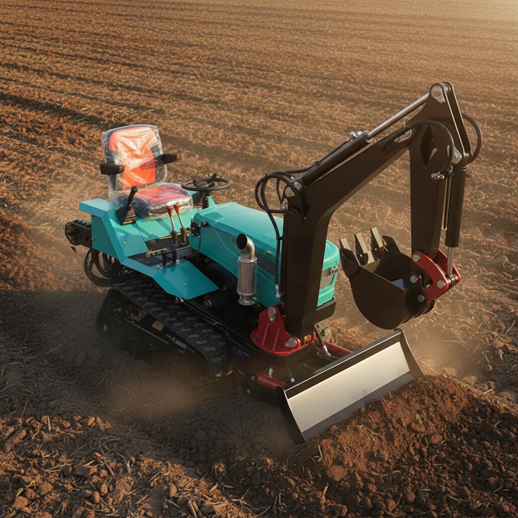 New Hot Sale 80HP Crawler Tractor For Sale Hydraulic Excavation Tool With Quick Hitch Thumb Clamp