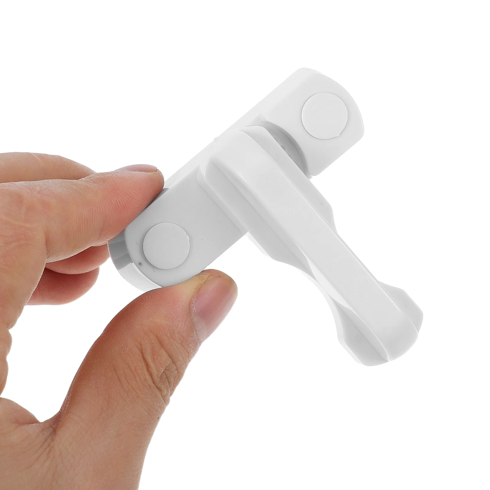 

1 set T Shaped Window Lock White Metal Sash Latch Anti Theft Child Safety Door Locks Easy Bedroom Kitchen