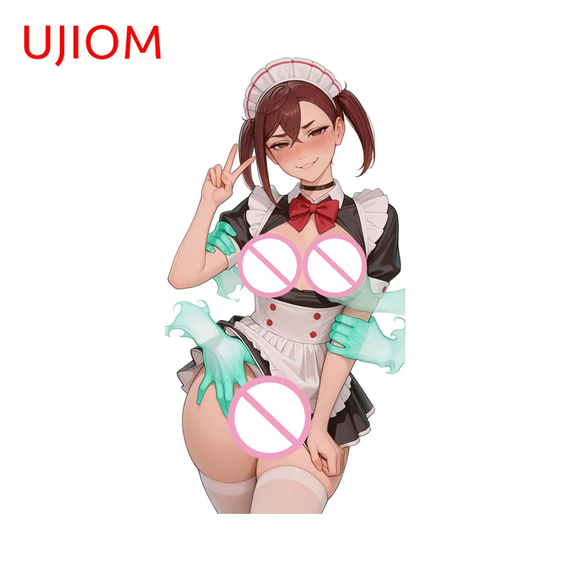 UJIOM Maid Ayase Momo Ghost Tentacles Girl Wall Sticker Beautiful Scooter Skateboard Decals Waterproof Lving Room Decoration