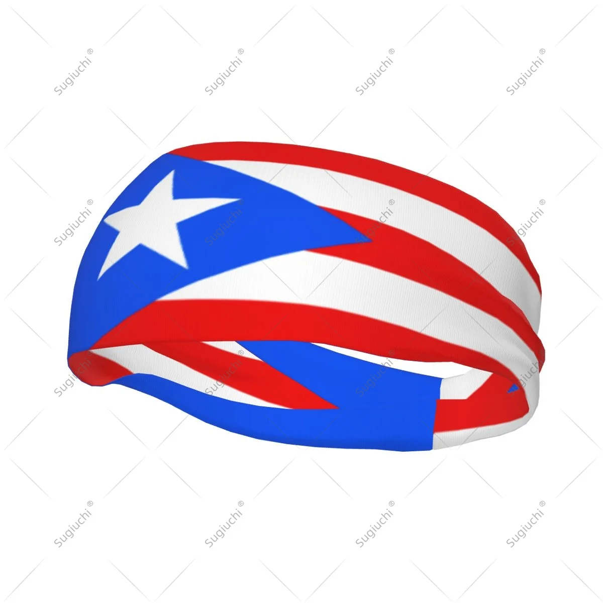 

Men Women Puerto Rico Flag Elastic Wide Headbands For Yoga Fitness Tennis Running Gym Sports