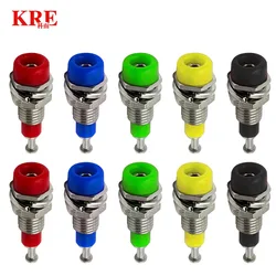 20pcs 2mm Banana Socket Binding Post Nut Banana Plug Jack Electrical Connector Terminal Test Hole DIY Parts