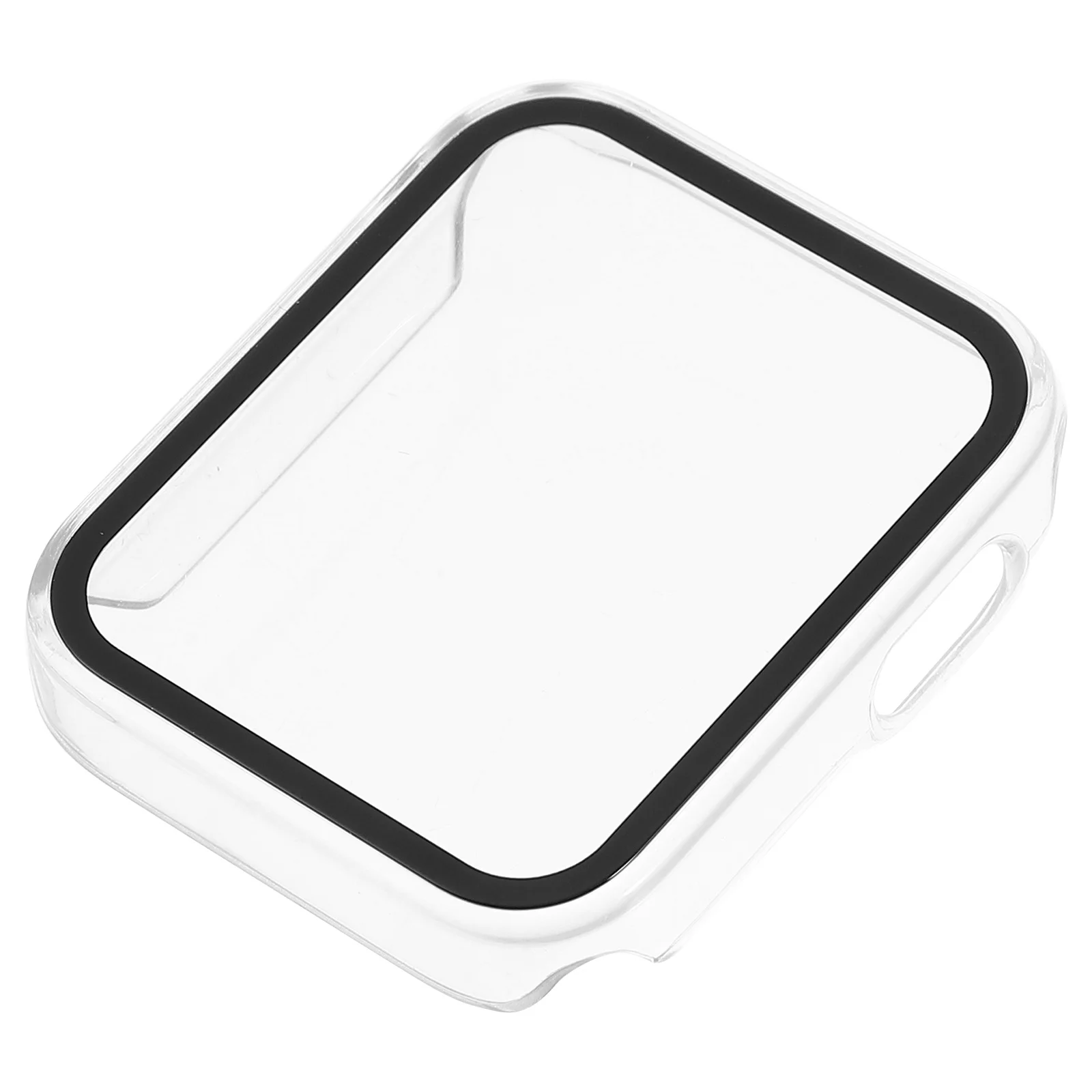 Защитный чехол для часов Встроенная защита экрана Прочное закаленное стекло для ПК Простая установка Полный охват