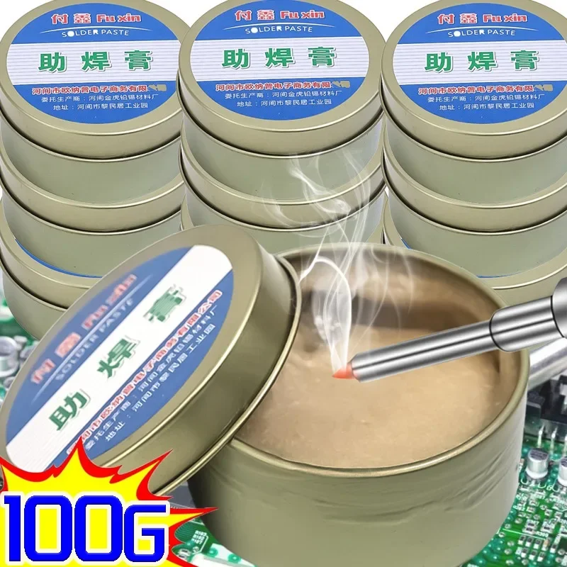 Solder Paste Rosin Flux Scaling Powder Low Temperature Soldering Flux Lead-free Soldering Repair Paste for Electronic Component