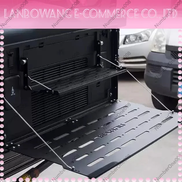 Tailgate Metal Black Storage Rack For Chery Jetour Traveller T2 Foldable Trunk Storage Rack Table Board Extension Rack