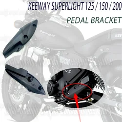 New Ultralight 125/150/200 Left Pedal Protector Front Pedal Pedal Bracket for Keeway Ultralight 125/150/200 Ultralight 125