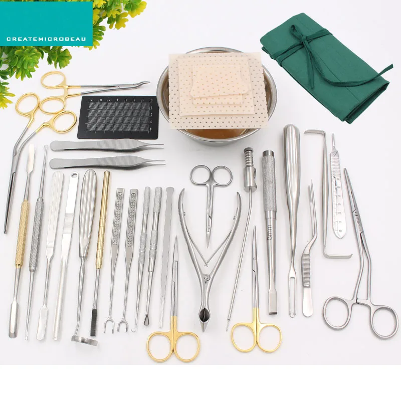 

Nasal plastic instrument set nasal combination tool septum scissors prosthesis forceps nasal stripper retractor