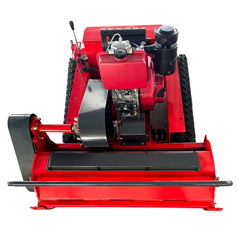 Customized New Industrial Remote Controlled Lawnmower for Garden Specialized English Version Lawn Care Equipment