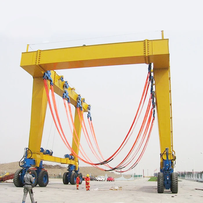 100 Ton 200 Ton Marine Travel Lift Yacht Crane 500 Ton Mobile Boat Lift Gantry Crane for Shipyard Using