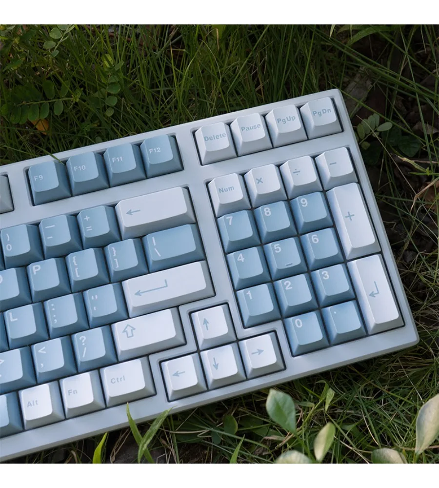 Original factory highly adaptable 68/84/98 mechanical keyboard fantasy full set of two-color keycaps
