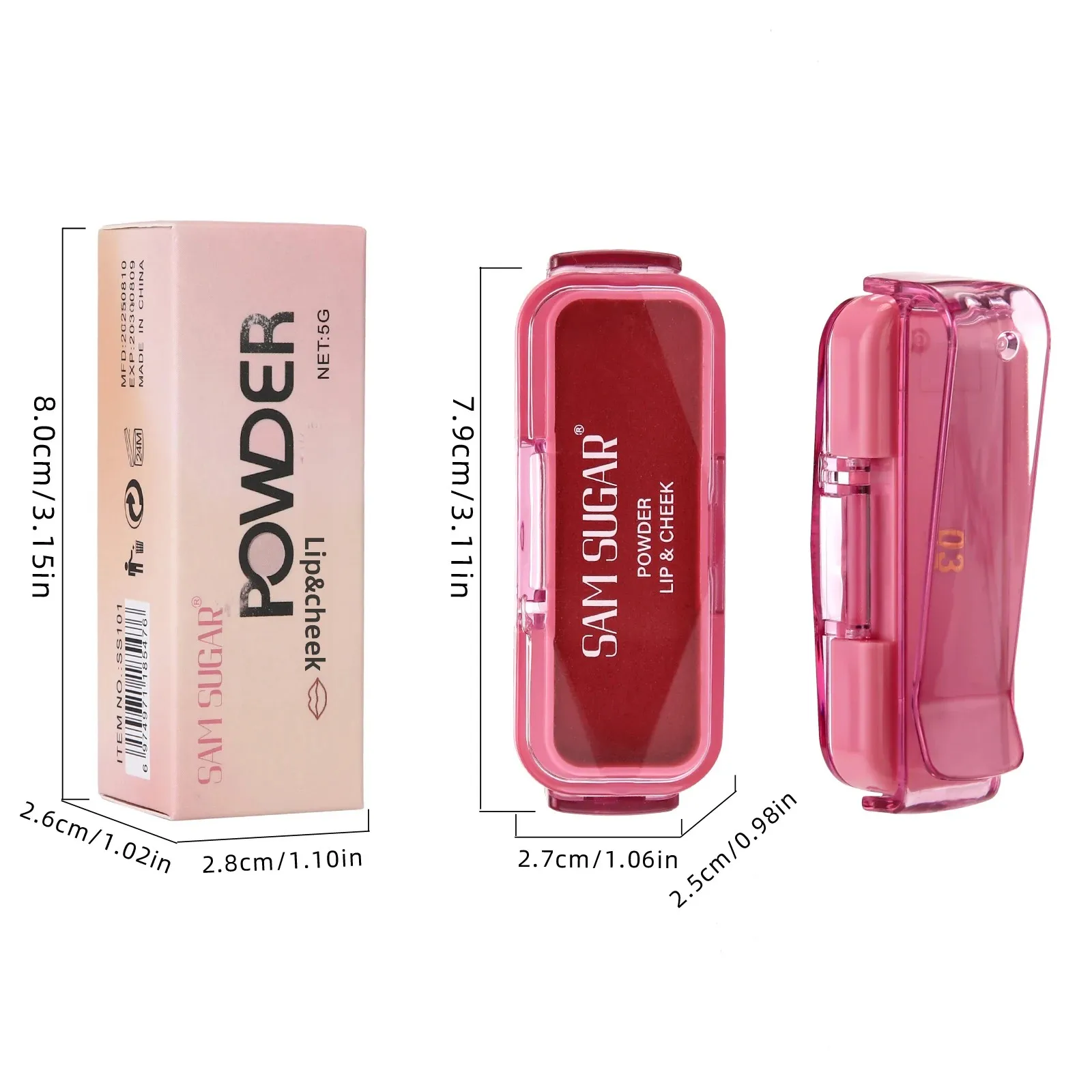 Naturalny matowy kremowy róż do policzków, długotrwały, wodoodporny, rozświetlający, wielofunkcyjny do ust, twarzy i policzków, monochromatyczny, nude.