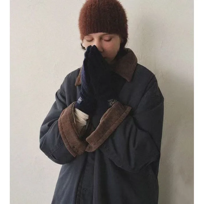 

Новая зимняя женская тонкая куртка-пальто в клетку из хлопка с подкладкой в стиле Донгдэмюн, корейский стиль, 2025 год