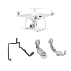 DJI Phantom 4 Pro P4P Camera Gimbal Yaw Arm Roll Arm Bracket Robbin Flat Cable Flex Roll Motor Drone Gimbal Repairing Parts