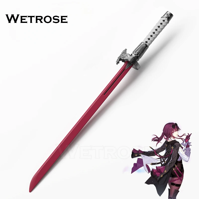 【Wetrose】In Stock Kafka Blade Sword Cosplay Props Honkai Star Rail Staff Model Weapon Halloween Xmas