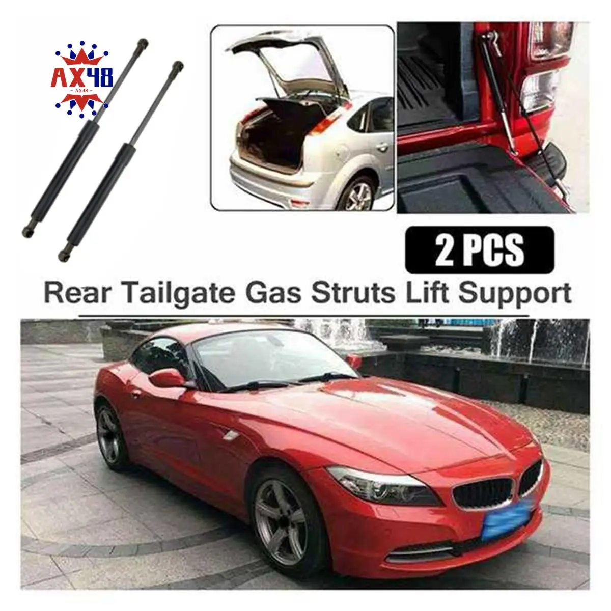 

AX48-Car Rear Trunk Tailgate Lift Support Struts Shocks Gas Springs Damper For Bmw Z4 E85 E86 2003-2009 51247016186