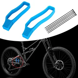 Bicycle Chain Guard Mountain Road Bike Chain P-Rotector Rubber Chain Guides With Cable Ties Cycling Accessories