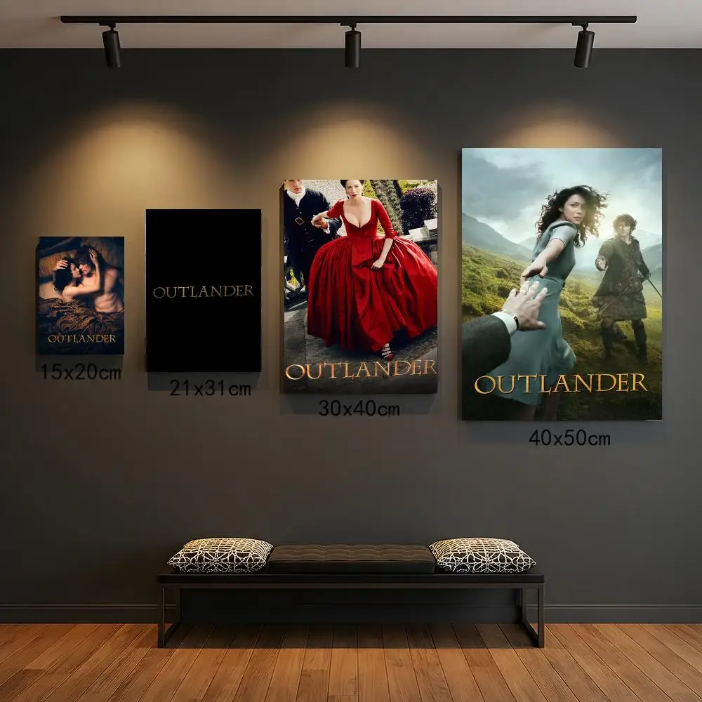 tv series O-Outlander-R Painting Calligraphy Nature Inspired Artwork for Living Room  Home Decoration view 3