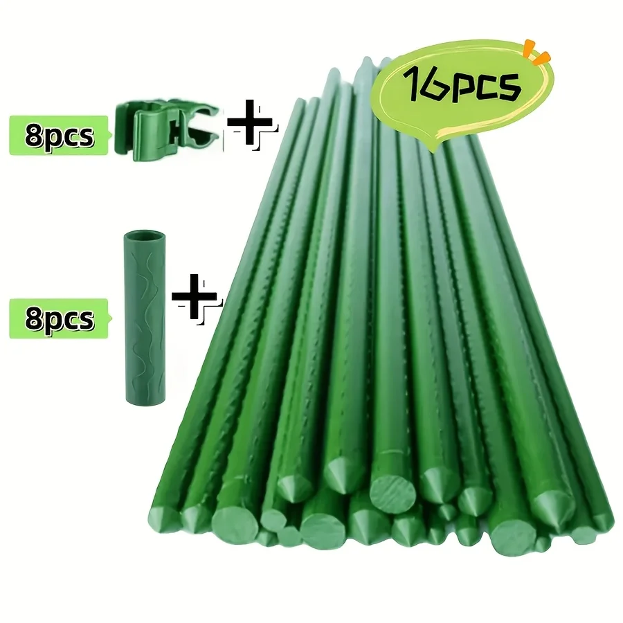 Hot salePiece Garden Stakes - Multi-Purpose Durable Support for Tomatoes, Cucumbers, Vegetables, Vines & Grapes H0983
