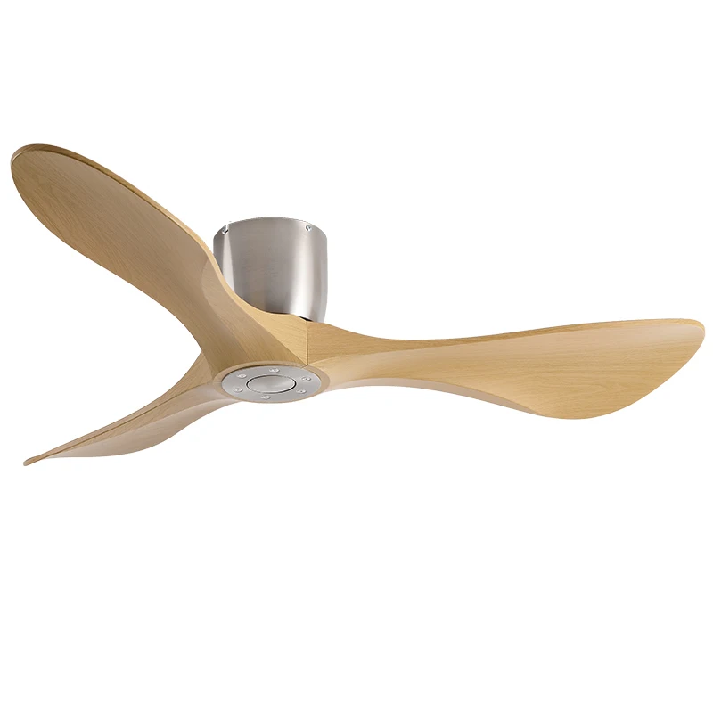 Ventilateur de plafond industriel moderne INTELLIGENT, moteur DC silencieux, ensemble complet, adapté aux cours extérieures avec toits.