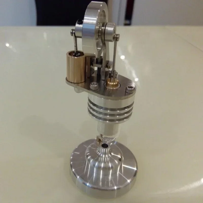 Micro Vertical Stirling Engine Model Kit External Combustion Engine Physics Experiment Toy