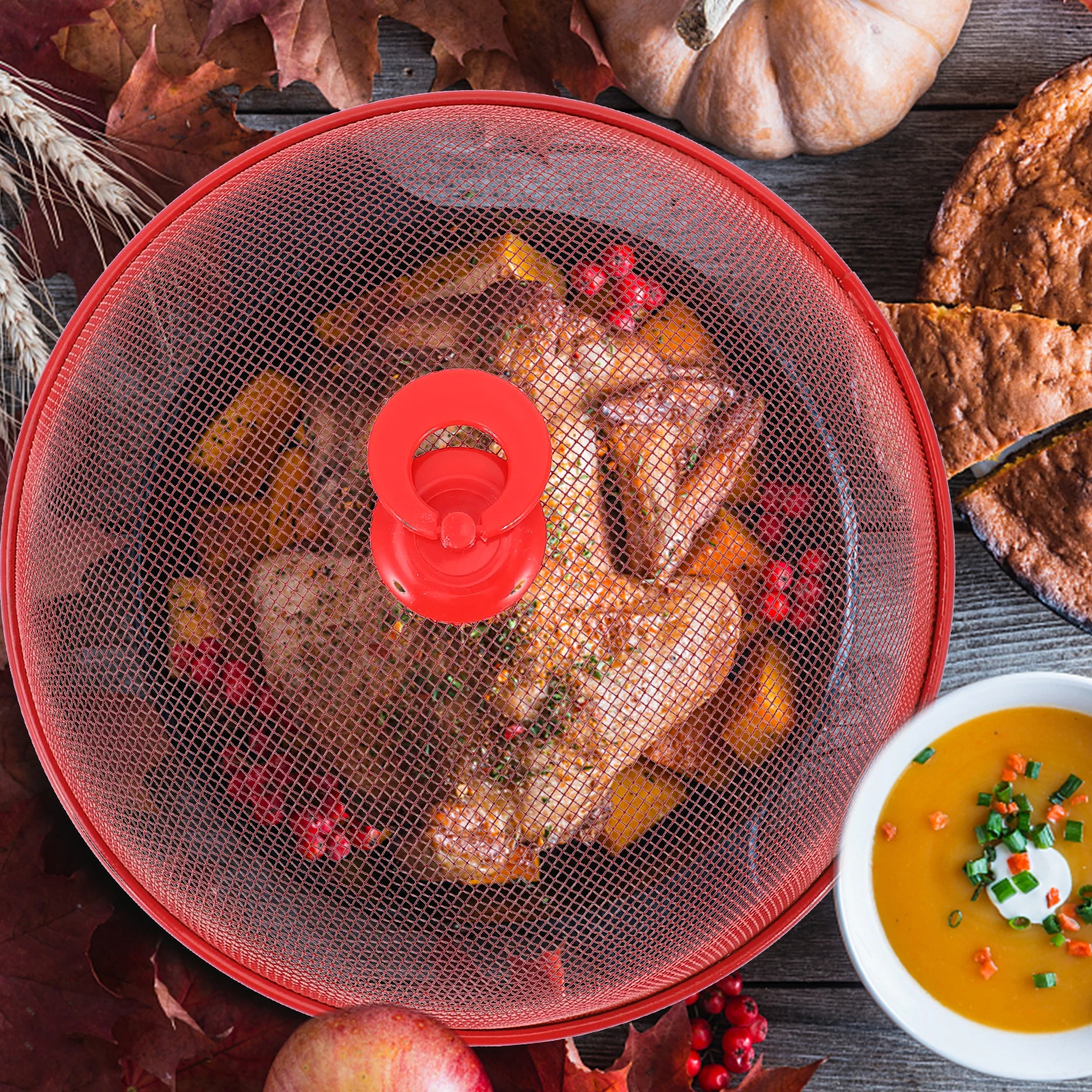 

3 Pcs Mesh Wrought Covers Picnic Food Tents Outdoor Food Covers Outdoor Kitchen Tableware Set Cutlery