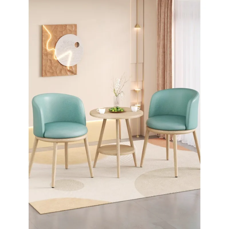 Small apartment with one table and two chairs, light luxury Internet celebrity balcony three-piece set of tables and chairs, hig