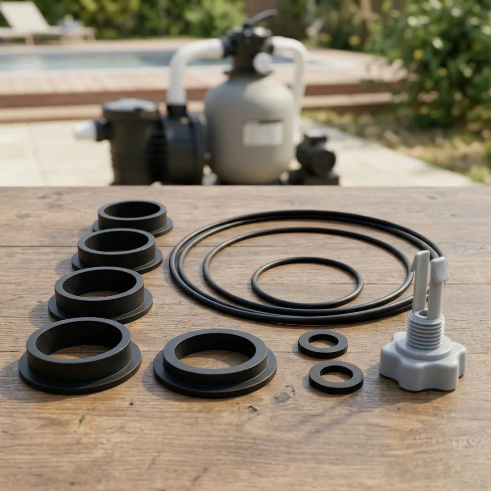 Repair Solution Filtration System White O for ring Set Filtration System Easy Installation Wear Resistant  Repair