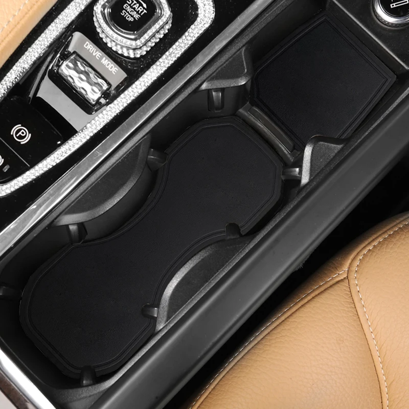 For Volvo XC60 Water Cup Mat S90 XC90 S60 V60 V90CC XC40 Door Slot Mat Water Cup Anti-Skid Mat Interior Modification Products