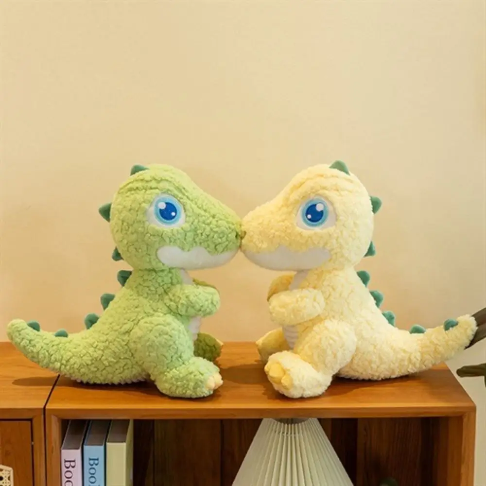 

Fluffy Big Eyed Dinosaur Plush Doll Soft Collection Cartoon Dinosaur Plush Toy Appease Cute Stuffed Animals Doll