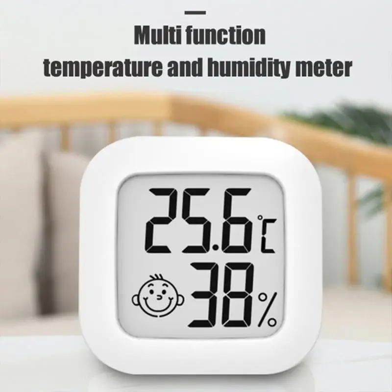 Digital Thermometer Hygrometer Thermo-Hygrometer Humidity Temperature Meter Indoor Mini LCD Temperatur