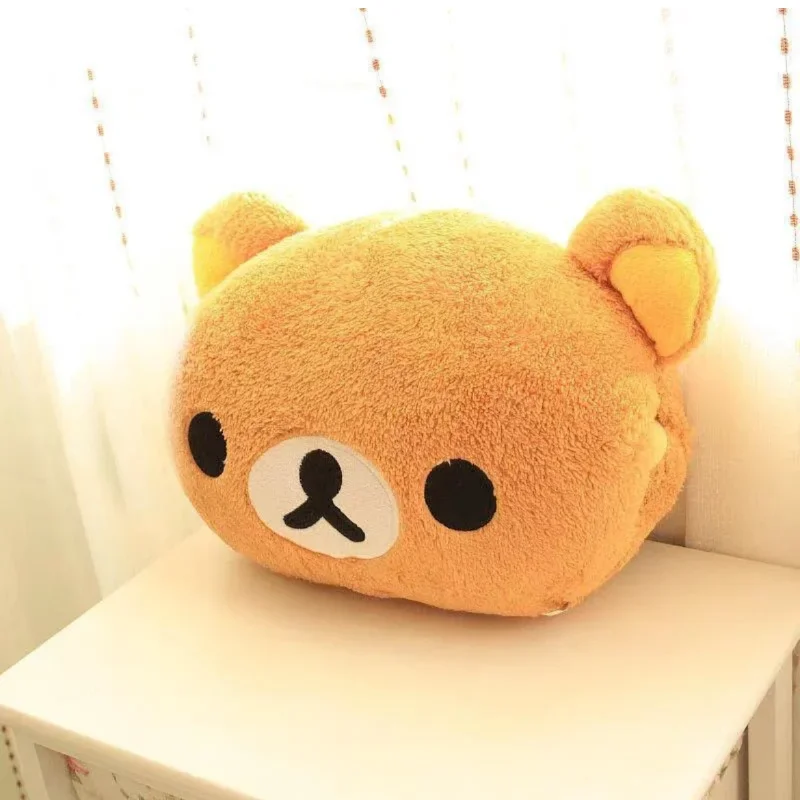 Rilakkuma Plush Pillow Warm Hands Teddy Toy Bears Stuffed Doll Hand Warmer Bear Toys Peluche Soft Sofa Cushion Kids Xmas Gifts