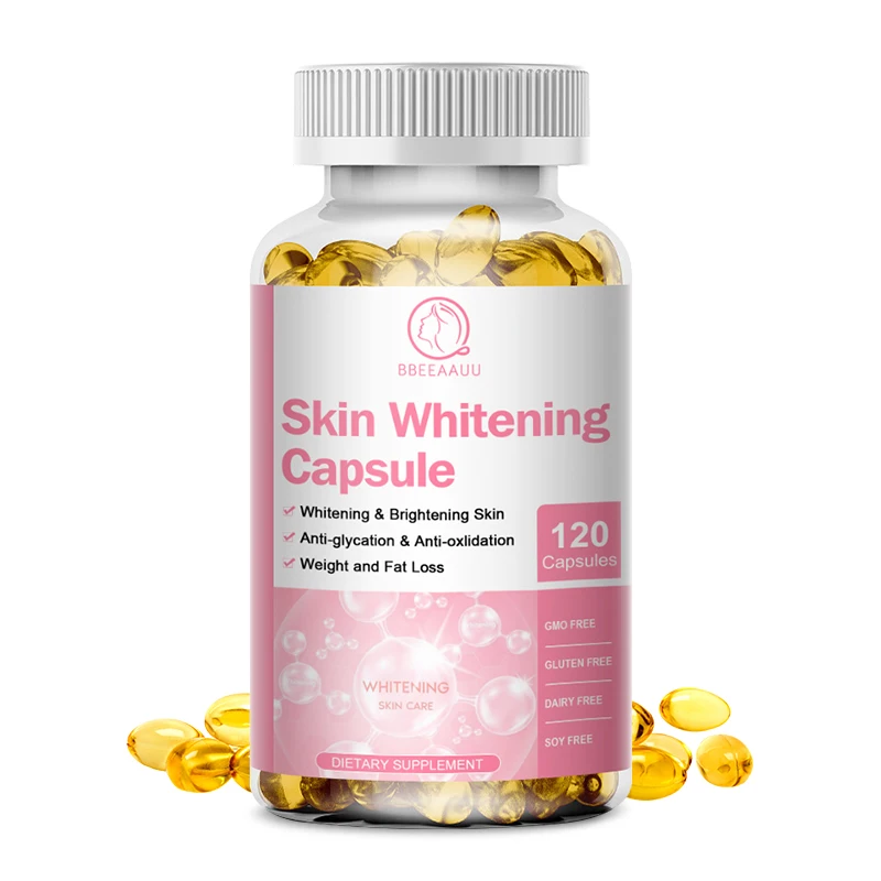 

BBEEAAUU Glutathione Capsule skin whitening Brighten Skin Tone Anti-wrinkle Beauty Health Detox Liver Health Firming Skin