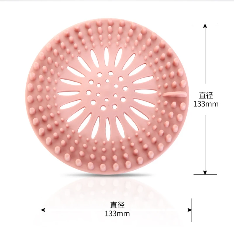 1Pc Sink Strainer Bathroom Sewer Filter Floor Drain Drain Hair Catcher Bath Shower Stopper Plug Anti Blocking Bathroom Products