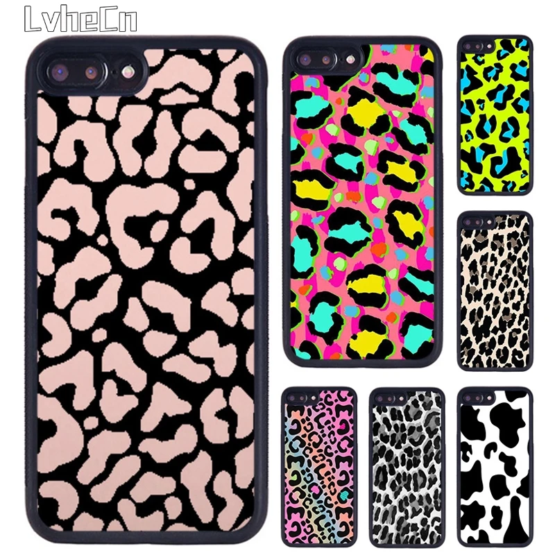 Fashion Cow spots leopard Print Phone Case For iPhone 14 15 16 13 12 Mini Max Cover For Apple 11 Pro Max 6S 8 7 Plus SE2020