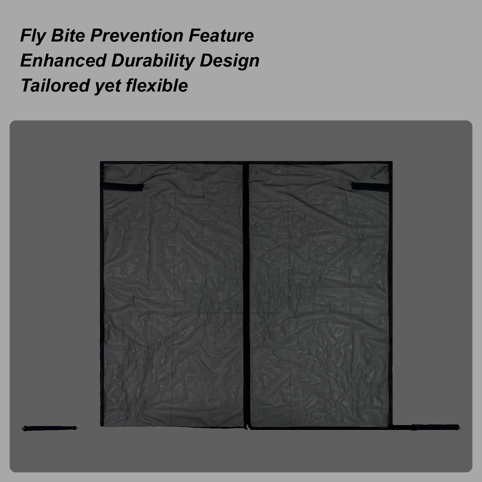 

SUV Tailgate Fly Screen 58x57Inch Magnetic Breathable SUV Rear Window Protection Screen For Van Truck Trailer Tailgating