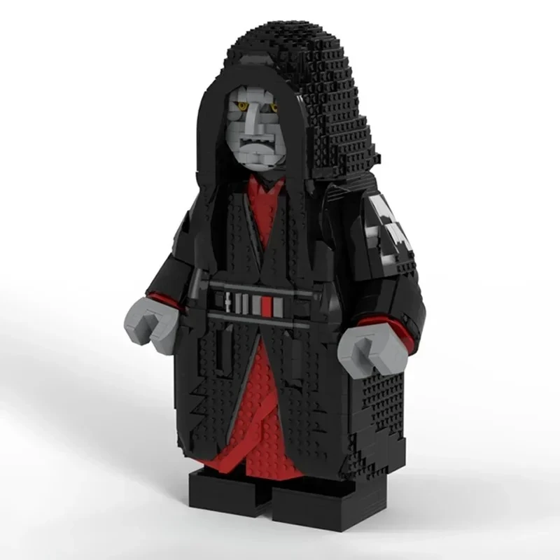 2802 قطعة Moc ستار معركة الإمبراطور بالباتين Megafigure خوذة نموذج اللبنات الطوب الإبداعية الجمعية لعبة تعليمية هدية