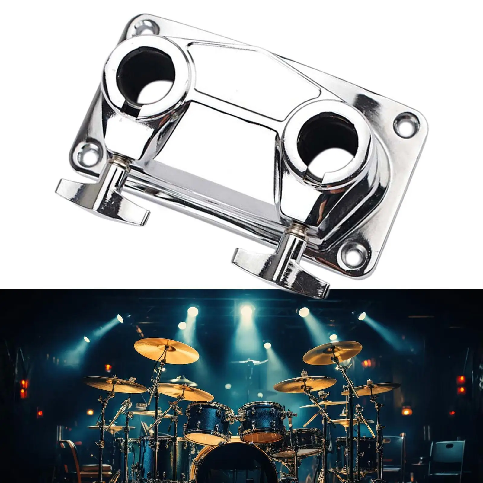 バスドラムホルダークランプ修理部品ドラムトムマウントブラケットパーカッションドラム用 WC80A 135x74.5x48mm