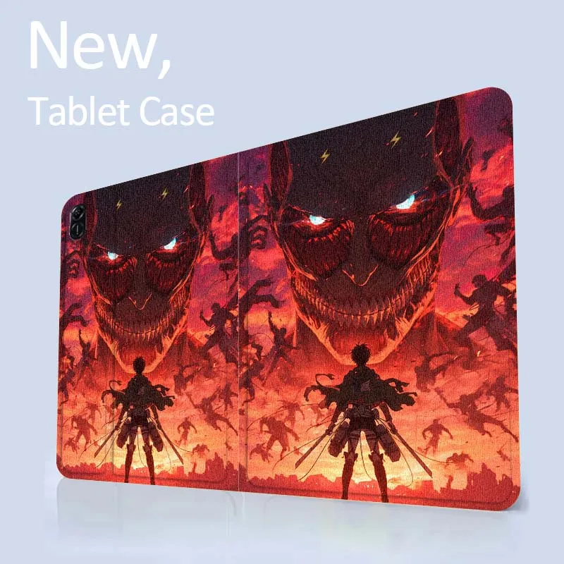

Чехол для планшета с логотипом Comic Attack on Titan для Honor Tab Magic Pad GT GT2 6 X8 V7 V8 X9 8 9 13 X8a X9a Pro 10 12,1 12,5 дюймов