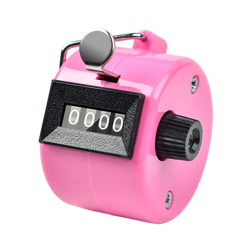 5.5*4.9*3.3cm Hand Counting Device Accurate Hand Counting Tool Mechanical Counter People Flow Counter Ergonomic Design
