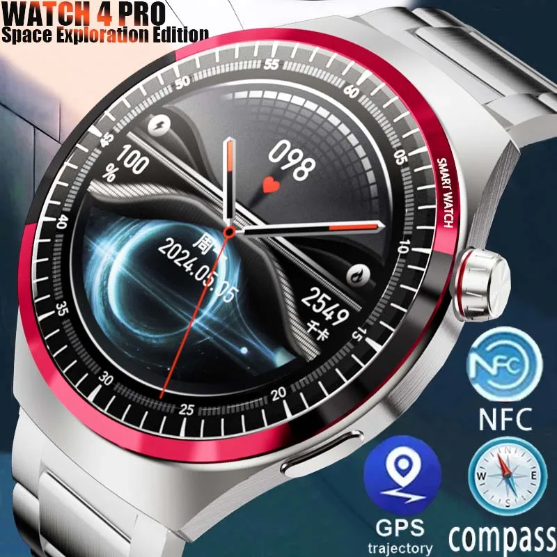 

For Huawei WATCH 4 PRO Smart Watch Men Space Exploration Edition Bluetooth Call GPS NFC Heart Rate Sports SmartWatch 2024 New