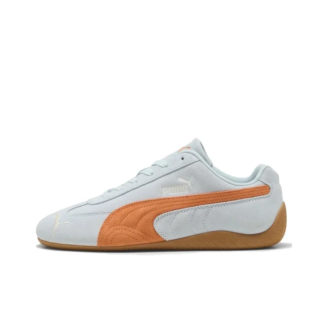 PUMA Speedcat Abrasion Resistant Low top Running Shoes Unisex Light Blue Orange 398846-40