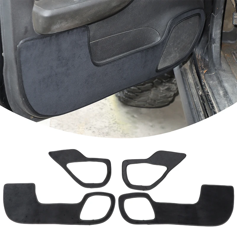 

4Pcs velvet black For Hummer H3 2005-2009 car door anti-dirty mat car interior protection modification accessories