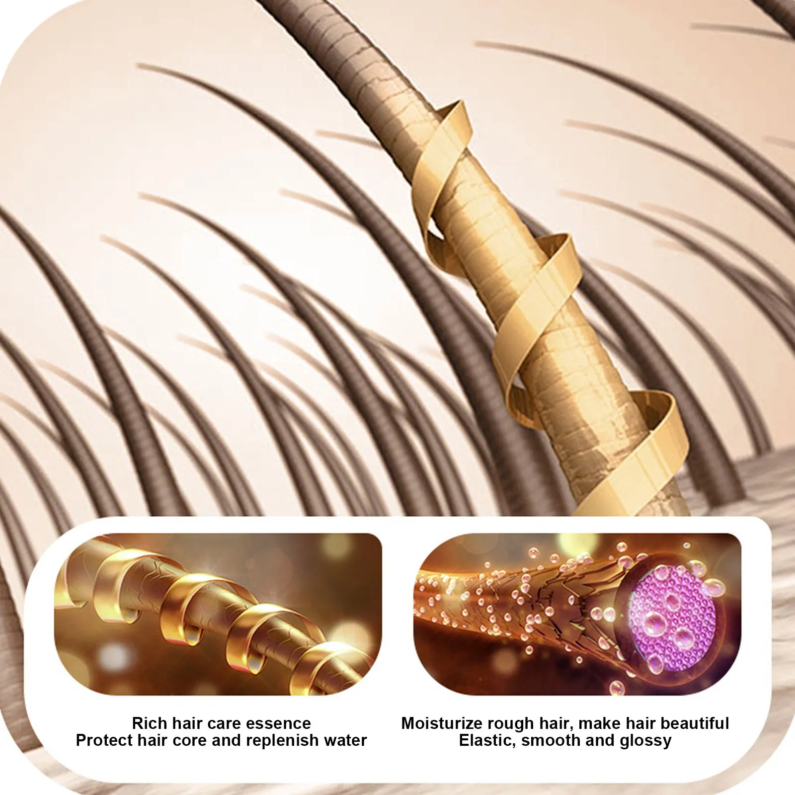 Máscara mágica de queratina para o cuidado do cabelo, anti frizz, alisamento, cabelos secos e danificados, reparação, anti perda de cabelo, coreana,