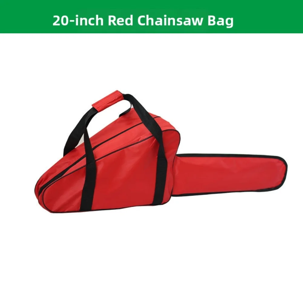

Сумка для хранения цепной пилы с мягкой ручкой, 20 дюймов, из ткани Оксфорд, подходит для направляющих штанг до 16 дюймов, для портативной электрической пилы