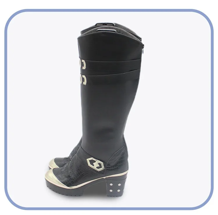 Rafayel Scarpe Cosplay Love and Deepspace Stivali Cosplay Accessori Anime Puntelli Scarpe in pelle PU Stivali di Halloween Realizzati su misura