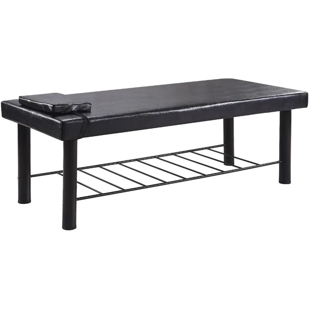 Massage Table Stationary Massage Bed Spa Bed  Wide Heavy Duty Stationary Massage Table Bed Physical Therapy