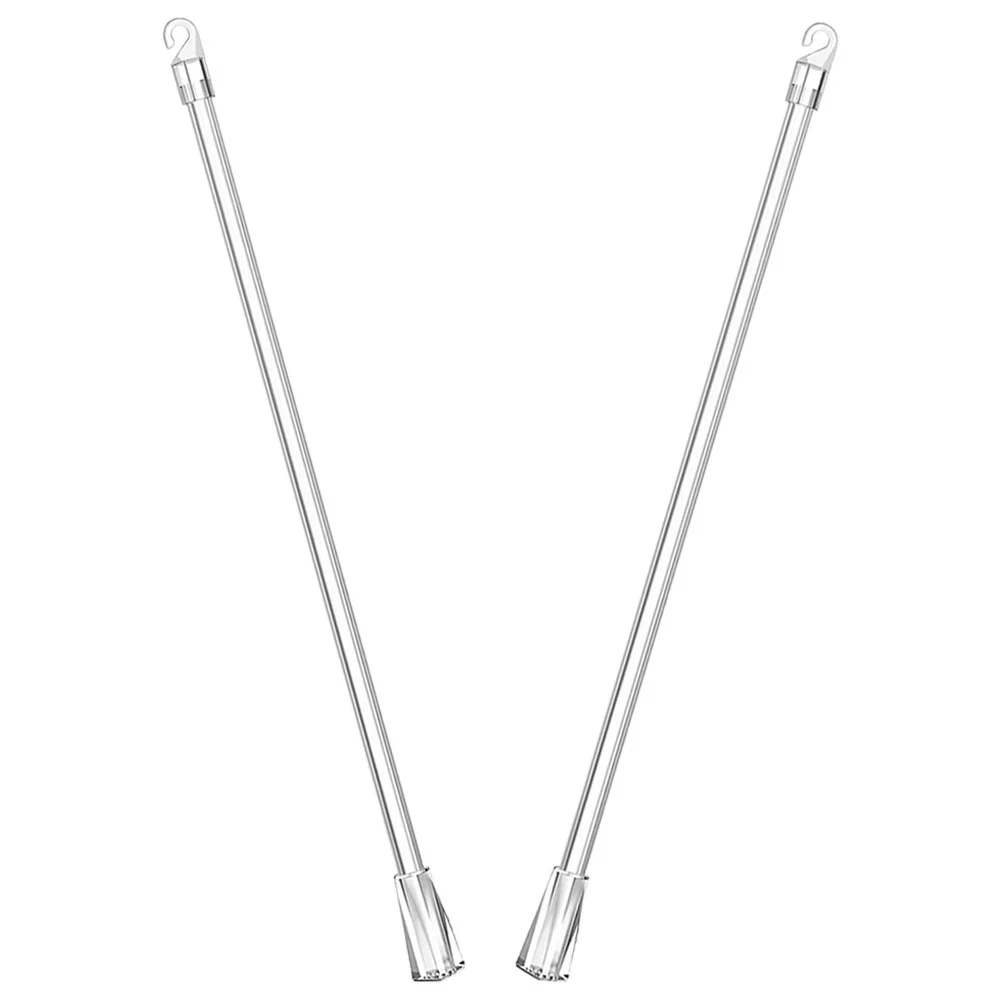 2 قطعة أعمى لقضبان الألومنيوم الستائر سحب الستائر استبدال فتاحة الستار قضيب عصا الستار عصا فتاحة العصا