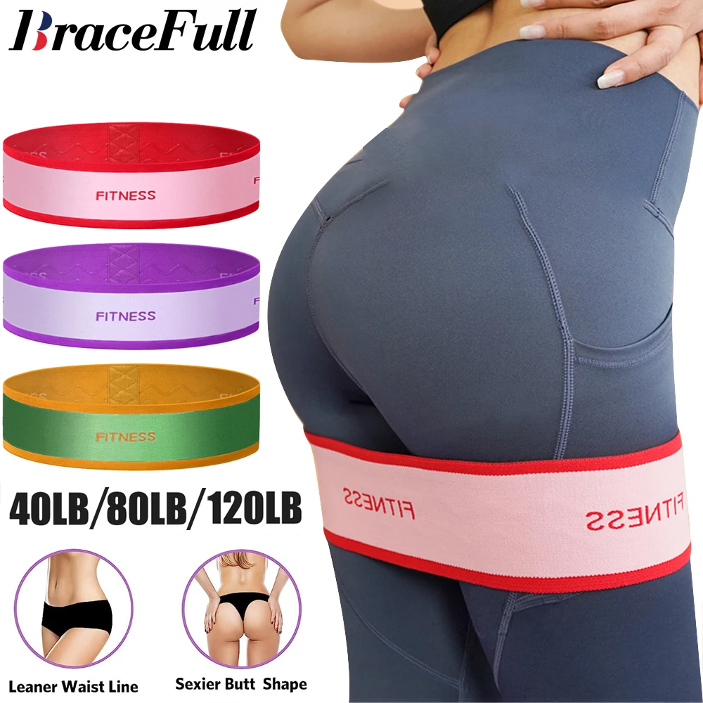 

Fabric Resistance Elastic Booty Bands Squat glute workout Non-slip trainer thick band Stretch Fitness Strips Loops Yoga Equipmet