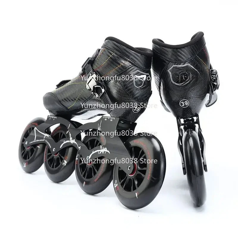 Professionelle Rennrollschuhe, Kohlefaser mit großer Radgeschwindigkeit